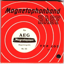 Altes BASF Tonband für das AEG Magnetophon